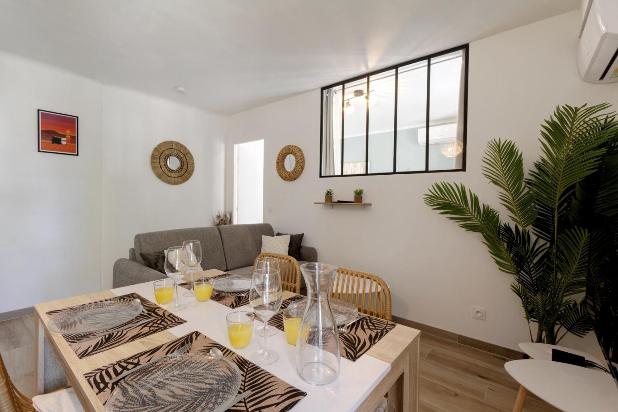 016- T2 Tropisme, Appart 1 Chambre,Clim,Wifi,Parking มงต์เปอลิเยร์ ภายนอก รูปภาพ