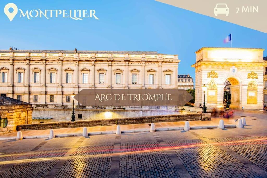016- T2 Tropisme, Appart 1 Chambre,Clim,Wifi,Parking มงต์เปอลิเยร์ ภายนอก รูปภาพ
